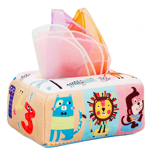 Caja De Pañuelos Para Bebés Con 10 Bufandas De Estilo A