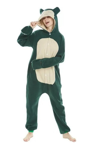 Pijama Kigurumi Pocket Monster Snorlax De Buena Calidad