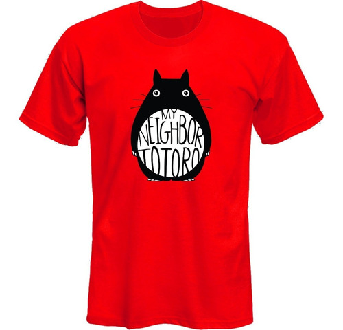 Remeras Mi Vecino Totoro Logo Miyazaki Anime |mr Korneforos|