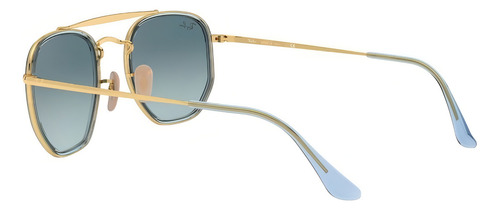 Anteojos de sol Ray-Ban General Marshal II talle Standard armazón polished gold y lente blue