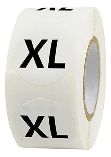 Dj 7 Rollos/3500x Papel Redondo Ropa Tamaño Etiquetas