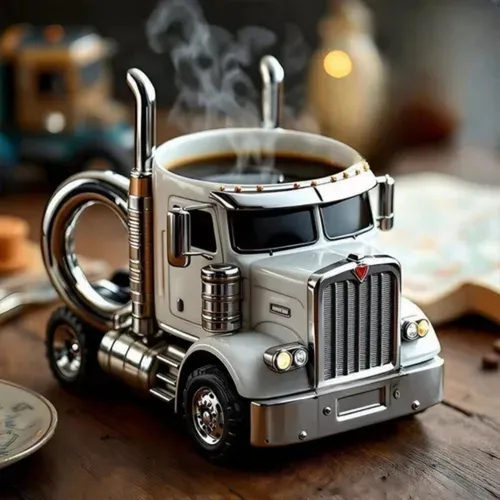 Taza De Café Para Camión Semirremolque