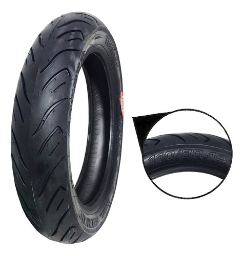 Pneu Traseiro Technic Aro 14 S/c 59p 110/80-14 Dream 100