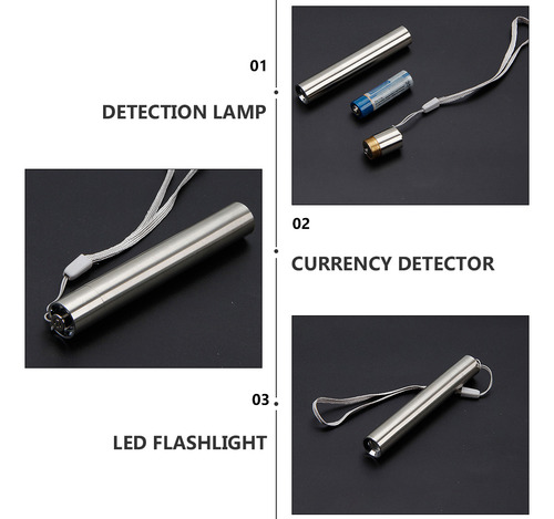 Lápiz De Detección De Máscara Con Linterna De Detección Fluo