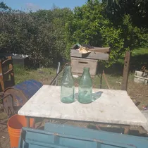 Comprar Antiguas Botellas De Leche Lote De Dos