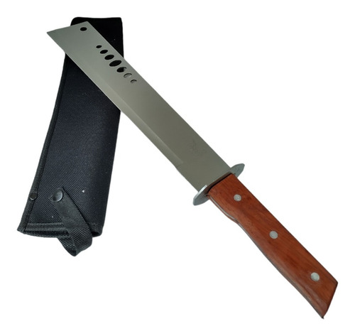 Machete Cuadrado Profesional 48 Cm Modelo Acero Inoxidable