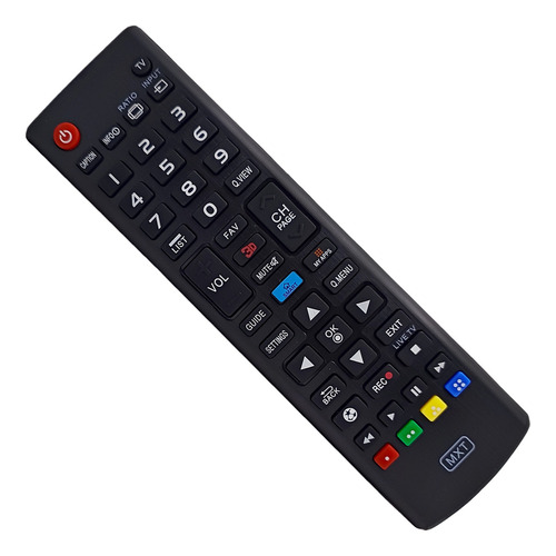 Controle Compatível Tv LG Led Lcd Smart 3d Akb73975702