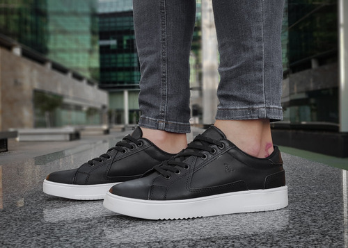 Imagen 5 de 8 de Zapatillas De Cuero Hombre Urbanas Deportivas Libertarios