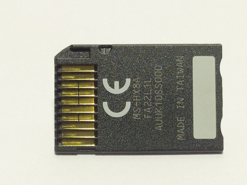 Imagem 2 de 3 de Cartao Memoria Pro Duo Hx 8gb Original