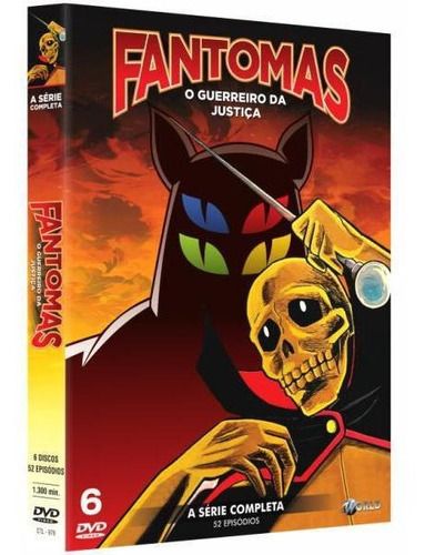 Fantomas: O Guerreiro Da Justiça - A Série Completa 6 Discos