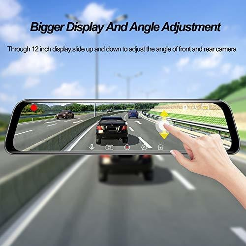 Karsuite Backup Mirror Dash Cam Xp Front And Rear Full Jg