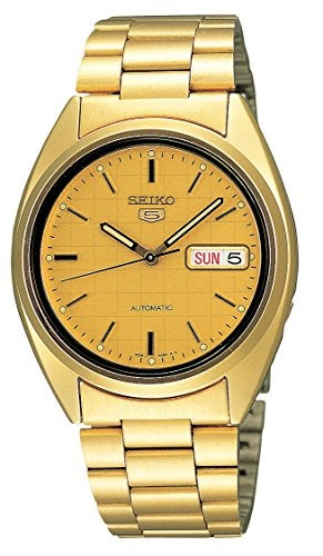 Reloj Seiko Para Hombre Snxl72 Color Dorado Brazalete De