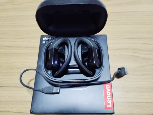 Auriculares Gamer Inalámbricos Lenovo Lp7 Negro