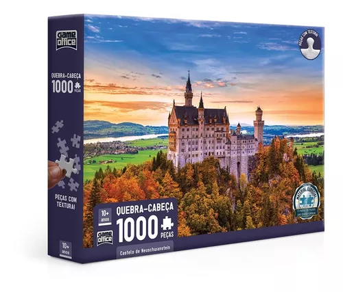 Jogo Quebra Cabeça Paisagem Castelo Alemanha 1000 Pçs Puzzle