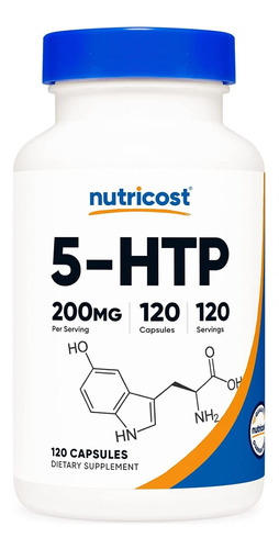 Nutricost 5-htp 200mg 120 Cápsulas Veganas