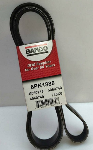 Correa Unica Bando 6pk1880 Terio Be-go Motor 1.5 - 4l