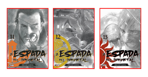 Combo La Espada Del Inmortal Vol. 11 A 13 - Manga - Ovni