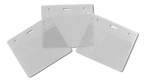 Imagen 7 de 10 de Sobres Pvc Porta Tarjetas 120x80mm 180mic Credenciales X 10u