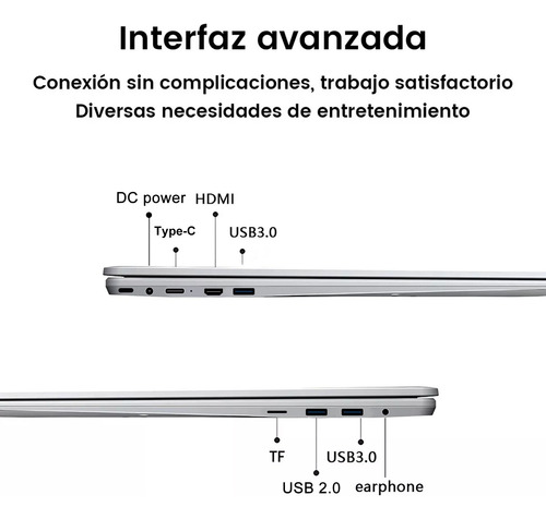 15.6 Pulgadas N5095 4c4t 2.9ghz Laptop 16gb Ddr4 512gb Ssd Ñ Plateado