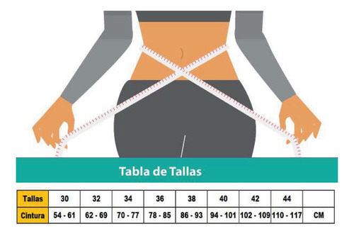 Faja Cinturilla Colombiana De Mujer - Ajuste 3 Posiciones