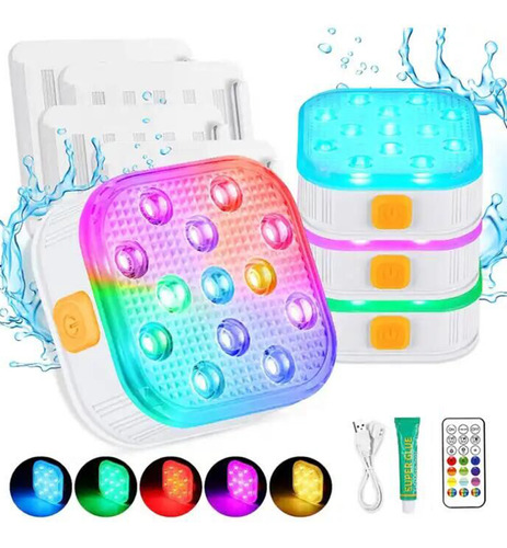 Modos De Iluminación De Piscina: Luz De Control, 6 Colores D