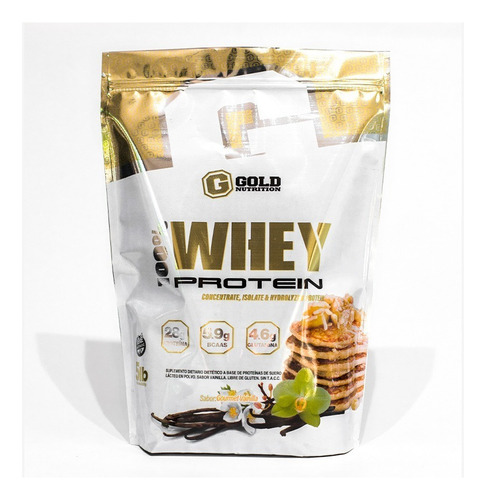Whey Protein 100% 5lbs Gold Nutrition Proteína Vainilla