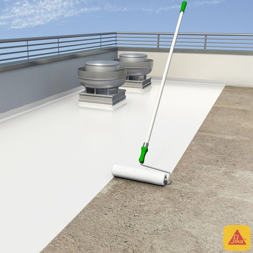 Imagen 5 de 7 de Sikafill Techos, Pintura Impermeable 18 Lts