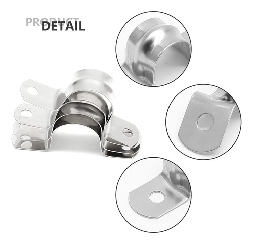 Abrazaderas De Acero Inoxidable 1 Para Conductos Rígidament
