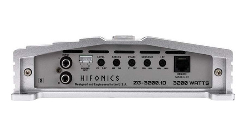 Hifonics Zg-3200.1d Zeus Gamma Amplificador De Audio Para...