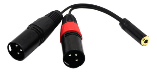 Promociones 1 Pc De Cable De 3,5 Mm Hembra A Doble Xlr