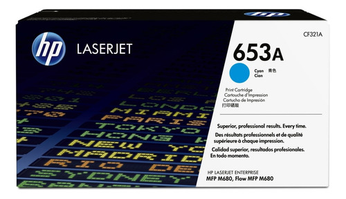 Toner Hp Cf321a Cyan Original Hp 653a M680  - 16.500 Pag