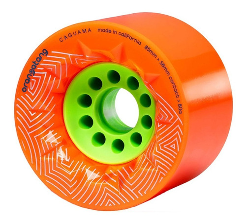 Ruedas Para Longboard Orangatang Caguama 85mm 80a Set Dh