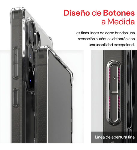 Funda Protectora Para Samsung S25 Ultra Ringke Fusion Slim Clear