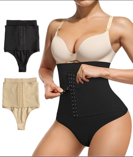 Faja Bombacha Colaless Reductora Abdominal Y Moldeadora Negro M