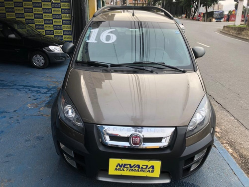 Fiat Idea Adventure 2016 1.8 Flex Cinza Automática