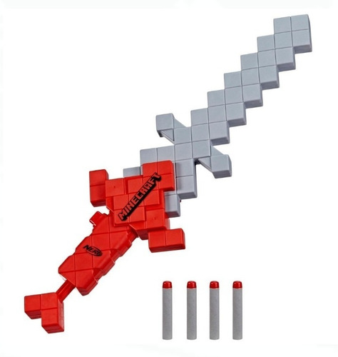 Minecraft Heartstealer Nerf Hasbro Espada Lanzadardos