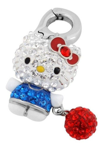 Hello Kitty Swarovksi 40th Anniversary Charm 3d