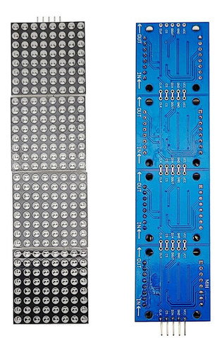 Módulo De Pantalla Led Max7219 32x8 Dot Matrix 4 En 1 Common