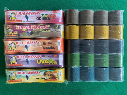 Kit Com 10 Pacotes De Pastilhas Ideal Massas Carpa Cabeçuda