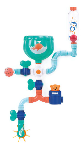 Jueguete Bebe Baño Ducha Circuito Agua Ludi Didactico Trex