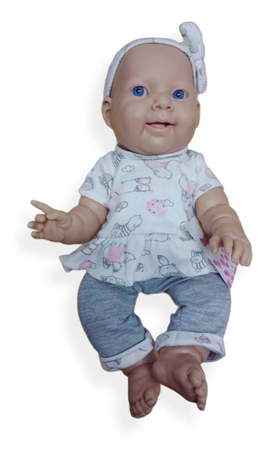 Imagen 2 de 2 de Bebe Casi Real Muñeca Tipo Reborn Sophie De Plastisol Ed Ful