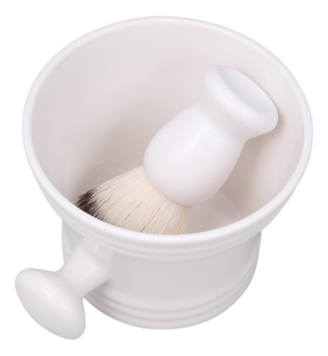 . Kit De Barbear Úmido Masculino: Escova, Suporte E