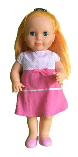 Mu eca Tata Musical 38cm Cabello Largo Para Peinar