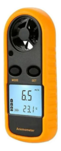 Anemômetro Digital Medidor Velocidade Temperatura Vento Ar