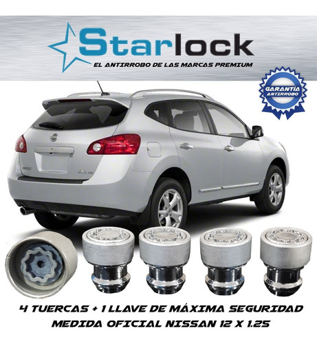 Starlock Tuercas Nissan Murano 2019 12x1.