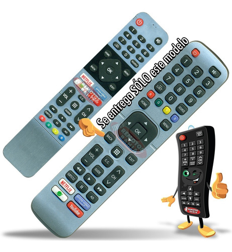 Control Remoto Para Smart Tv Noblex Dm32x7000 Dm43x7100