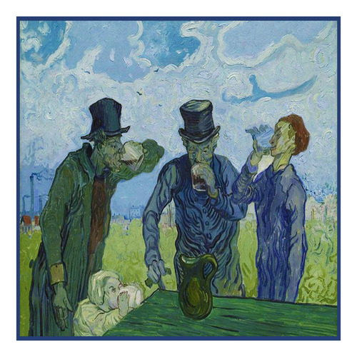 Orenco The Drinkers Vincent Van Gogh Punto Cruz