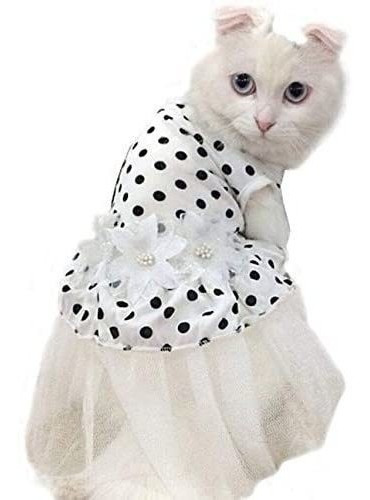 I'pet Princess Floral Cat Party Vestido De Novia Para Novia,