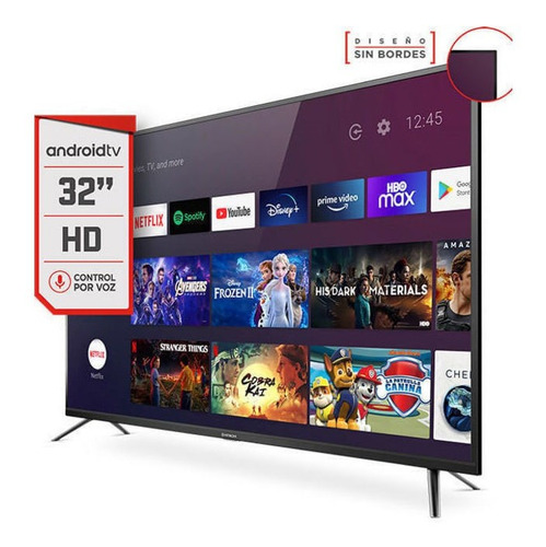 Imagen 3 de 5 de Smart Tv Led 32 Hitachi Cdh-le32smart21-f Android Hd