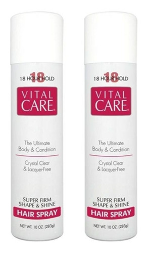 Kit Fixador Vital Care Super Firm 18 Horas - 400ml (2un)